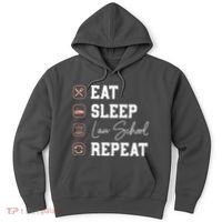 Law School Eat Sleep Repeat Future Lawyer Law Student Gift Hoodie thumb 0
