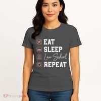 Law School Eat Sleep Repeat Future Lawyer Law Student Gift Women's T-Shirt thumb 4