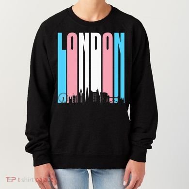 London Skyline England Flag Women's Sweatshirt
