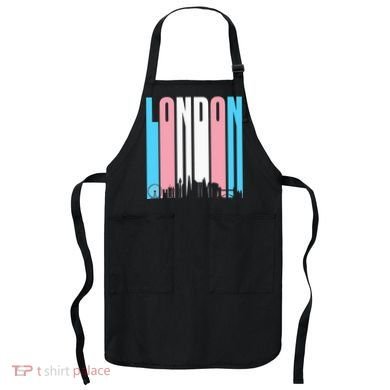 London Skyline England Flag Apron