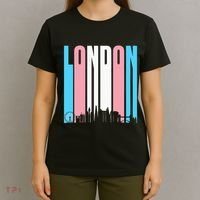 London Skyline England Flag T-Shirt thumb 4