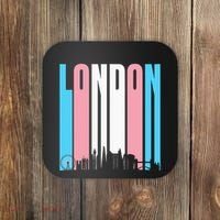 London Skyline England Flag Coaster thumb 0