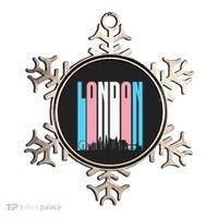 London Skyline England Flag Ornament thumb 0