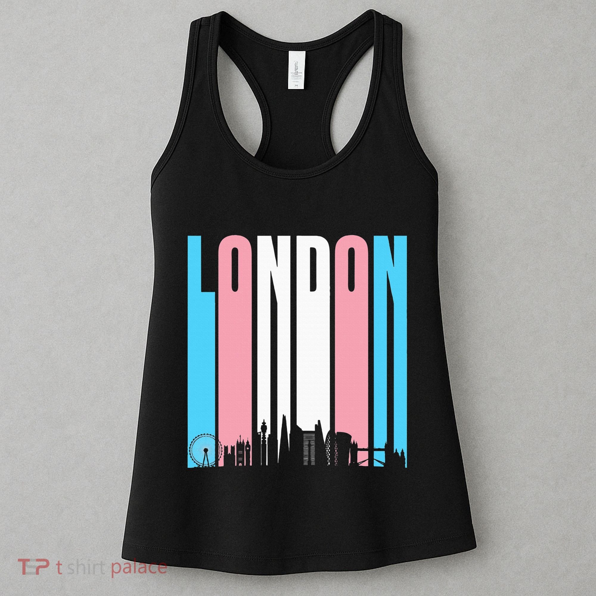 London Skyline England Flag Women's Tank Top