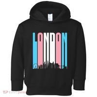 London Skyline England Flag Toddler Hoodie thumb 0