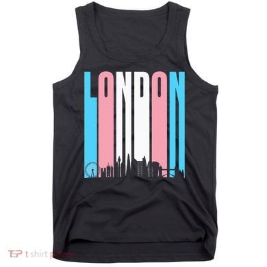 London Skyline England Flag Tank Top