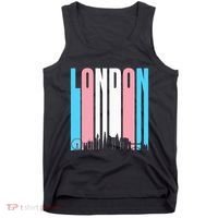 London Skyline England Flag Tank Top thumb 0