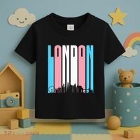 London Skyline England Flag Toddler T-Shirt thumb 3