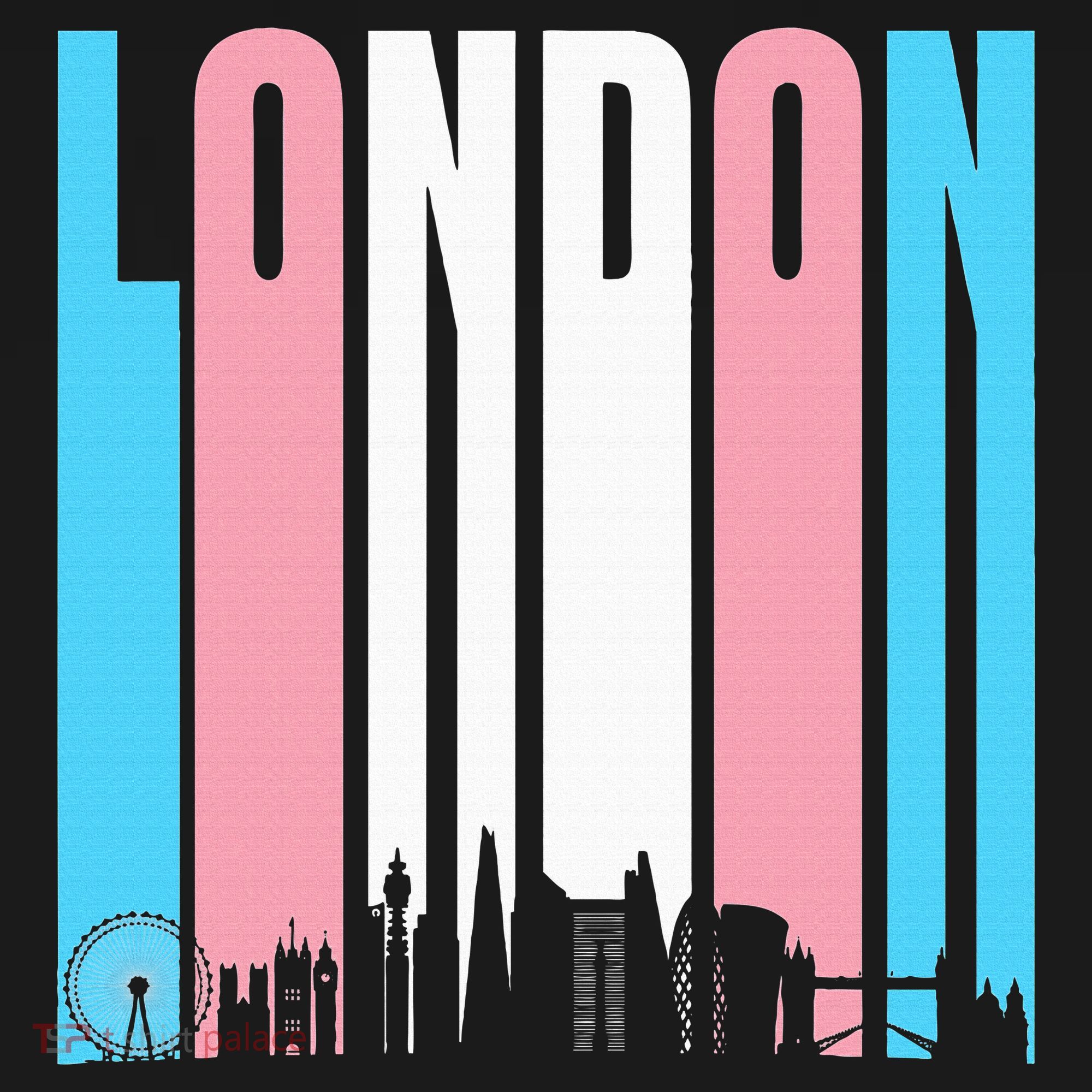 London Skyline England Flag Women's Long Sleeve Shirt