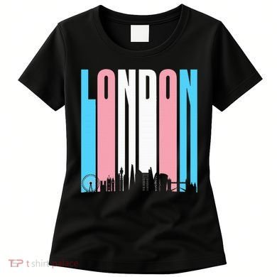 London Skyline England Flag Women's T-Shirt