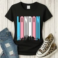London Skyline England Flag Women's T-Shirt thumb 3