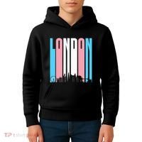 London Skyline England Flag Kids Hoodie thumb 4