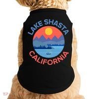 Lake Shasta Fishing Hiking Camping Doggie Tank thumb 0