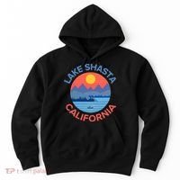 Lake Shasta Fishing Hiking Camping Hoodie thumb 0