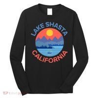 Lake Shasta Fishing Hiking Camping Long Sleeve Shirt thumb 0