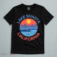 Lake Shasta Fishing Hiking Camping T-Shirt thumb 5