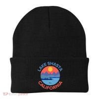 Lake Shasta Fishing Hiking Camping Beanie thumb 0