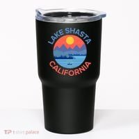 Lake Shasta Fishing Hiking Camping Tumbler thumb 0