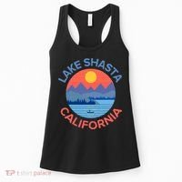 Lake Shasta Fishing Hiking Camping Women's Tank Top thumb 0