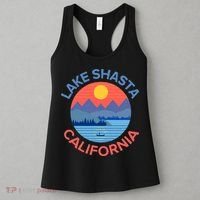 Lake Shasta Fishing Hiking Camping Women's Tank Top thumb 3