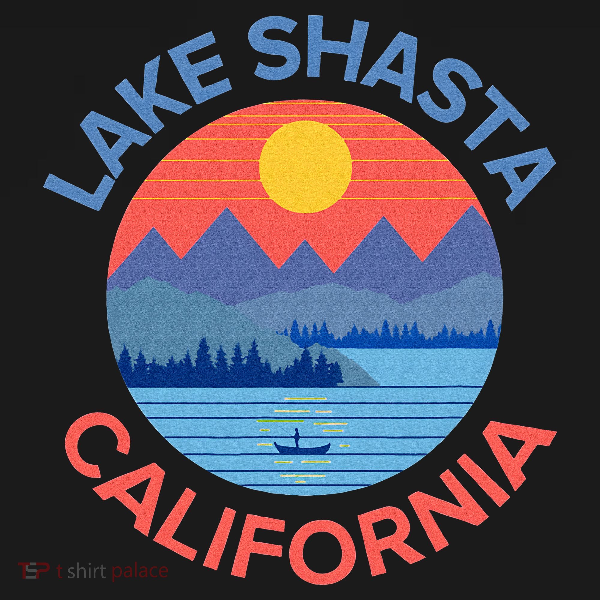 Lake Shasta Fishing Hiking Camping Women's Tank Top
