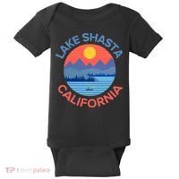 Lake Shasta Fishing Hiking Camping Baby Bodysuit thumb 0