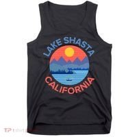 Lake Shasta Fishing Hiking Camping Tank Top thumb 0
