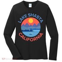 Lake Shasta Fishing Hiking Camping Women's Long Sleeve Shirt thumb 0