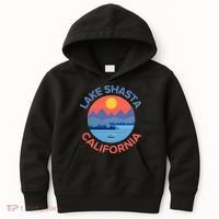 Lake Shasta Fishing Hiking Camping Kids Hoodie thumb 0