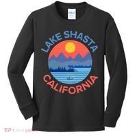 Lake Shasta Fishing Hiking Camping Kids Long Sleeve Shirt thumb 0