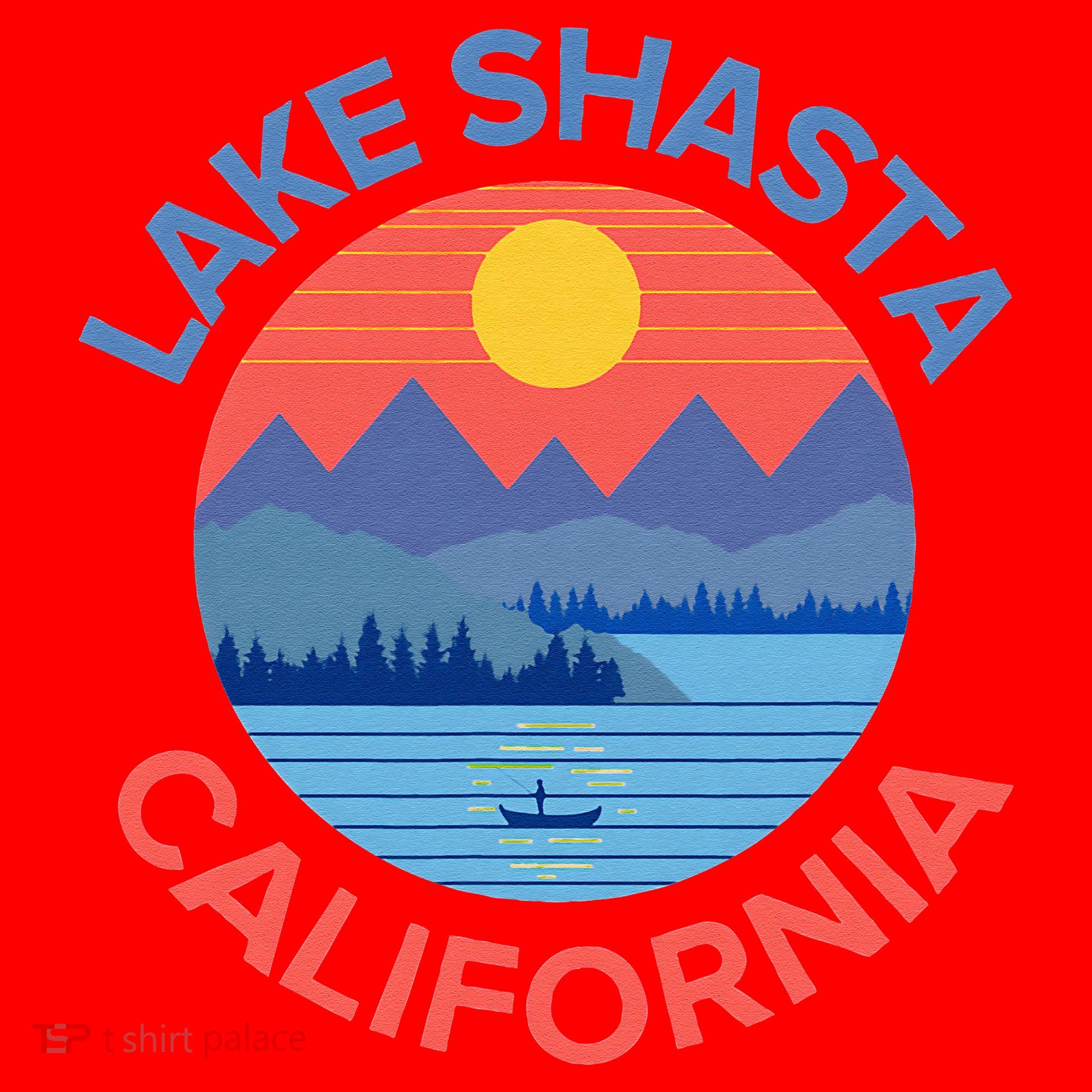 Lake Shasta Fishing Hiking Camping Santa Hat