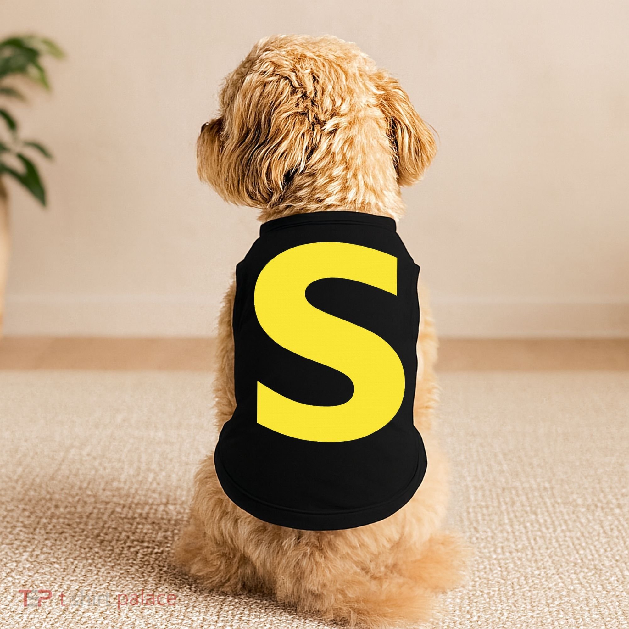 Letter S Funny Chipmunk Group Matching Halloween Doggie Tank