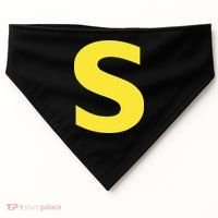 Letter S Funny Chipmunk Group Matching Halloween USA-Made Doggie Bandana thumb 0
