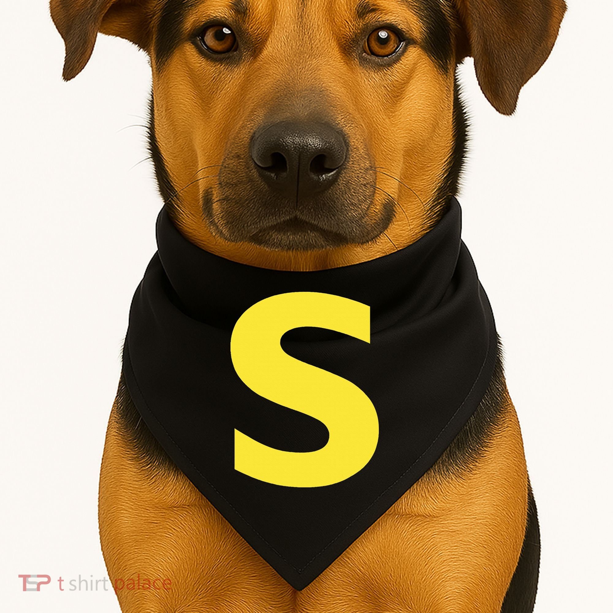 Letter S Funny Chipmunk Group Matching Halloween USA-Made Doggie Bandana