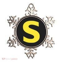 Letter S Funny Chipmunk Group Matching Halloween Ornament thumb 0