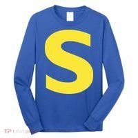 Letter S Funny Chipmunk Group Matching Halloween Long Sleeve Shirt thumb 0