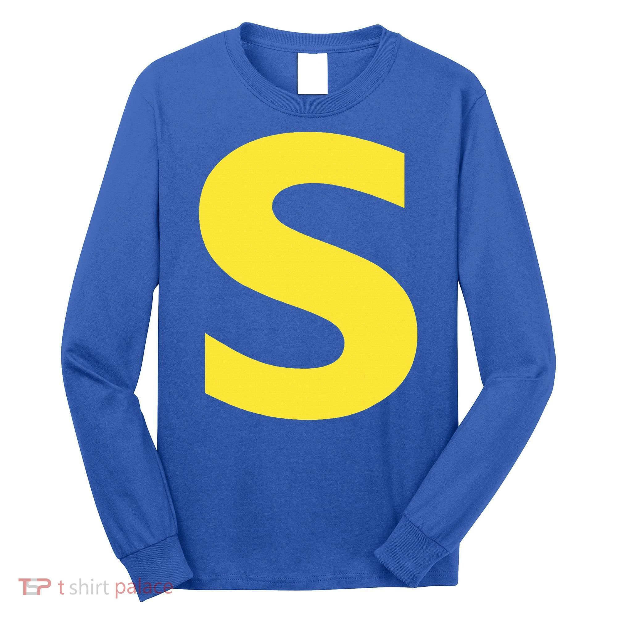 Letter S Funny Chipmunk Group Matching Halloween Long Sleeve Shirt