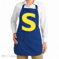 Letter S Funny Chipmunk Group Matching Halloween Apron thumb 2