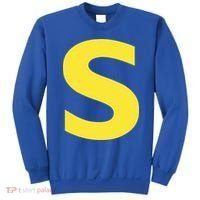 Letter S Funny Chipmunk Group Matching Halloween Sweatshirt thumb 0