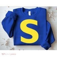 Letter S Funny Chipmunk Group Matching Halloween Sweatshirt thumb 2