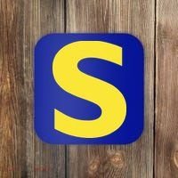 Letter S Funny Chipmunk Group Matching Halloween Coaster thumb 0