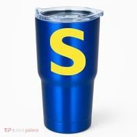 Letter S Funny Chipmunk Group Matching Halloween Tumbler thumb 0