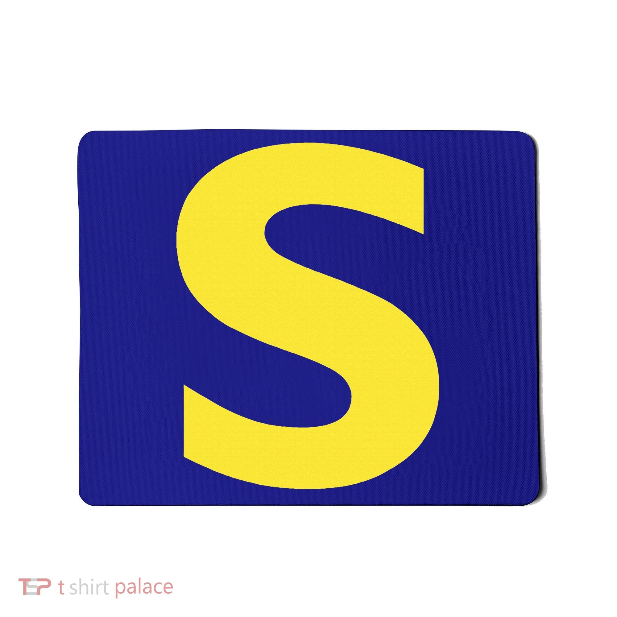 Letter S Funny Chipmunk Group Matching Halloween Mousepad