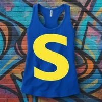 Letter S Funny Chipmunk Group Matching Halloween Women's Tank Top thumb 3