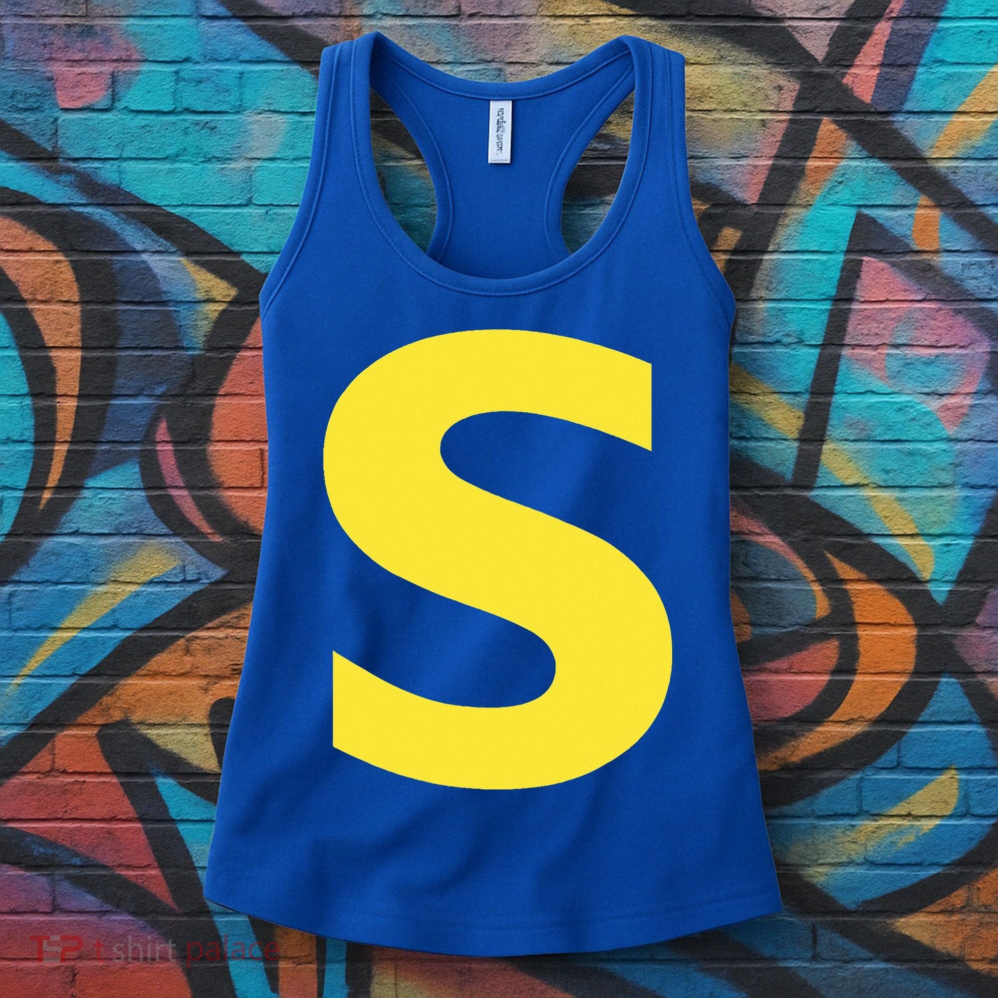Letter S Funny Chipmunk Group Matching Halloween Women's Tank Top