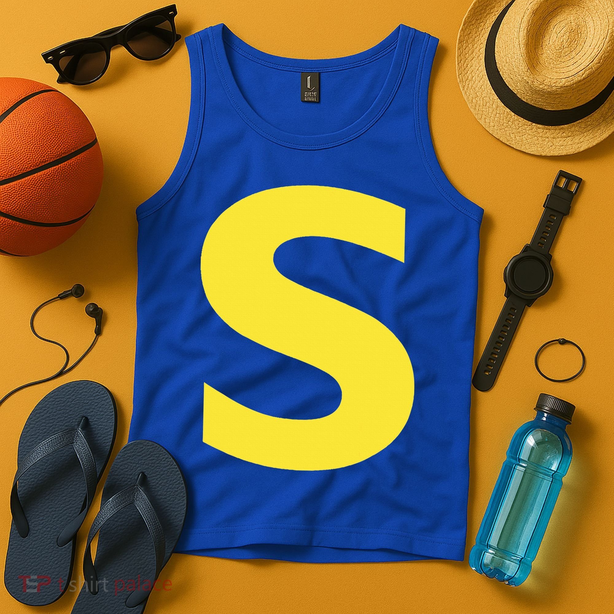 Letter S Funny Chipmunk Group Matching Halloween Tank Top
