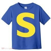 Letter S Funny Chipmunk Group Matching Halloween Toddler T-Shirt thumb 0