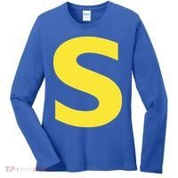 Letter S Funny Chipmunk Group Matching Halloween Women's Long Sleeve Shirt thumb 0