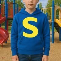 Letter S Funny Chipmunk Group Matching Halloween Kids Hoodie thumb 2