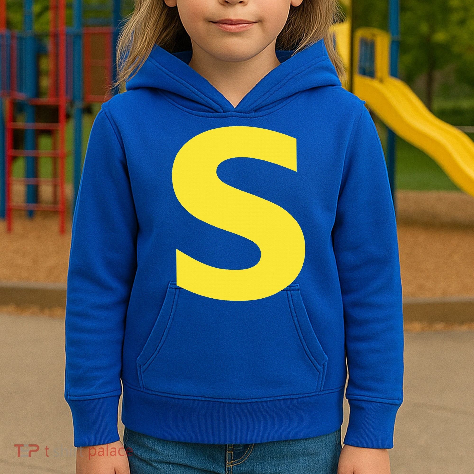 Letter S Funny Chipmunk Group Matching Halloween Kids Hoodie